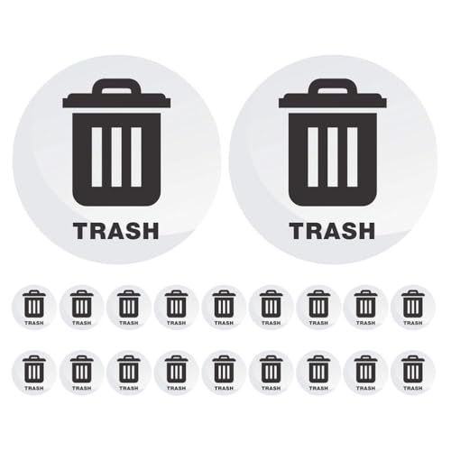 DIYEAH 20 Stück Etiketten für Mülltonnen: Mülltonnenaufkleber, Recycling, wasserdichte Etiketten, Mülleimer, Mülltonnenschilder, Aufkleber für Zuhause, Büros und öffentliche Bereiche DIYEAH 20 Stück Etiketten für Mülltonnen: Mülltonnenaufkleber, Recycling, wasserdichte Etiketten, Mülleimer, Mülltonnenschilder, Aufkleber für Zuhause, Büros und öffentliche Bereiche von DIYEAH