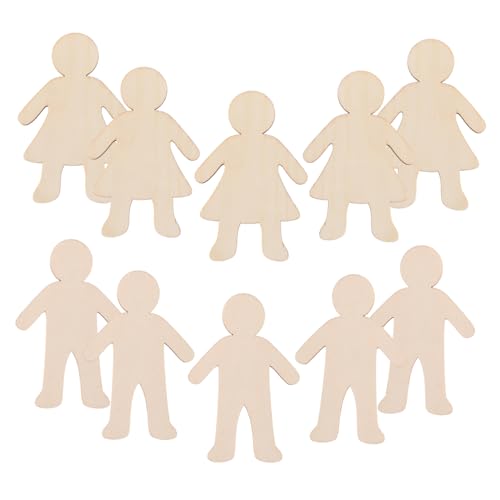 DIYEAH 20 Stück Junge Mädchen Holzscheiben für Kunstprojekte und Partydekorationen Leere Holz Ausschnitte für Diy DIYEAH 20 Stück Junge Mädchen Holzscheiben für Kunstprojekte und Partydekorationen Leere Holz Ausschnitte für Diy von DIYEAH