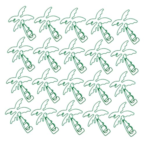 DIYEAH 20 Stück Kokosnusspapierclip Planer Clips Für Schulmaterialien Süße Baumformpapierklammern Für Planer Papierclips Für Büro- Und Schulnutzung Süße Büroklammer Metall Green DIYEAH 20 Stück Kokosnusspapierclip Planer Clips Für Schulmaterialien Süße Baumformpapierklammern Für Planer Papierclips Für Büro- Und Schulnutzung Süße Büroklammer Metall Green von DIYEAH