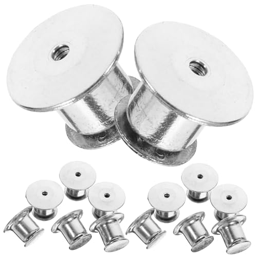 DIYEAH 20 Stück Metall Locking Clasp Pin Keeper für Abzeichen Bücher Taschen und Hüte Robuste Einfach zu Verwendende Verschlüsse Zufällige Farben Zufällige Farbe von DIYEAH