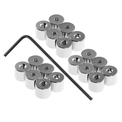 DIYEAH 20 Stück Metall Locking Pin Backs mit Schraubverschluss und Schraubenschlüssel Gewindeverriegelung für DIY Schmuck Sichere Broschenhalterung Einfaches Anbringen und Entfernen DIYEAH 20 Stück Metall Locking Pin Backs mit Schraubverschluss und Schraubenschlüssel Gewindeverriegelung für DIY Schmuck Sichere Broschenhalterung Einfaches Anbringen und Entfernen von DIYEAH