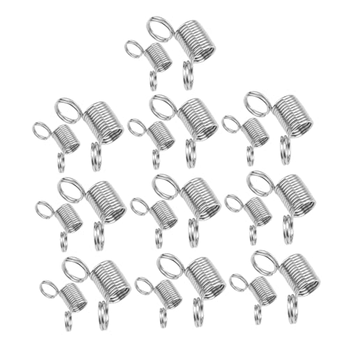 DIYEAH 20 Stück Metallperlenklemmen für Auffädeln von Armbändern und Ohrringen Diy Werkzeuge zur Vermeidung von Perlenverlust DIYEAH 20 Stück Metallperlenklemmen für Auffädeln von Armbändern und Ohrringen Diy Werkzeuge zur Vermeidung von Perlenverlust von DIYEAH