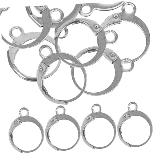 DIYEAH 20 Stück Ohrringe Finden Klein Herstellung Schleifen Klobiger Reifen Schlüssel Sterling Creolen Schüttgut Ohrring-anhänger- Diy Reifen Silver Rostfreier Stahl DIYEAH 20 Stück Ohrringe Finden Klein Herstellung Schleifen Klobiger Reifen Schlüssel Sterling Creolen Schüttgut Ohrring-anhänger- Diy Reifen Silver Rostfreier Stahl von DIYEAH