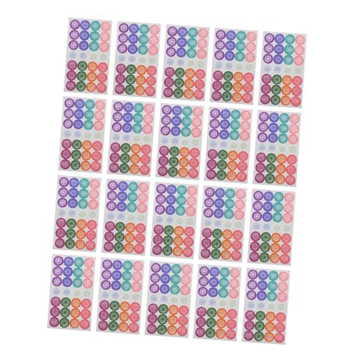 DIYEAH 20 Stück Ordnerlochschutz Etikettenaufkleber für Obst klare runde Etiketten Lochaufkleber für Bindepapier Bindeetiketten locher aufkleber Ordner in halber Größe Bindemittel Zubehör DIYEAH 20 Stück Ordnerlochschutz Etikettenaufkleber für Obst klare runde Etiketten Lochaufkleber für Bindepapier Bindeetiketten locher aufkleber Ordner in halber Größe Bindemittel Zubehör von DIYEAH