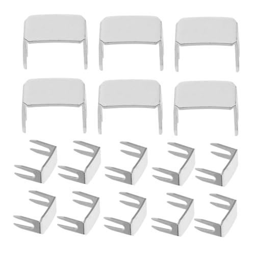 DIYEAH Reißverschluss-endbefestigungsset 20-teilig Metall-haltestopper für Silber Universelle Passform DIYEAH Reißverschluss-endbefestigungsset 20-teilig Metall-haltestopper für Silber Universelle Passform von DIYEAH