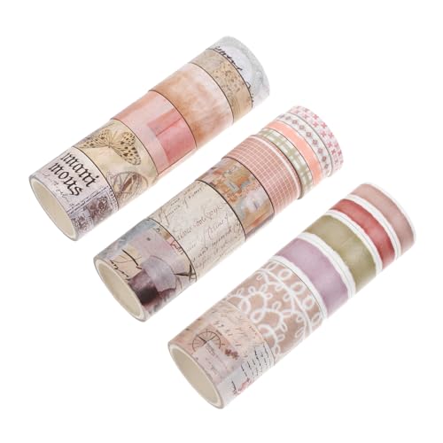 DIYEAH 20 Stück Retro-Taschenband Aufkleber Abdeckband Vintage-Klebeband dekorative sticker Vintage Washi Tape Diy-Handbuch-Bänder selbstklebende Washi-Klebebänder Japanisches Papier DIYEAH 20 Stück Retro-Taschenband Aufkleber Abdeckband Vintage-Klebeband dekorative sticker Vintage Washi Tape Diy-Handbuch-Bänder selbstklebende Washi-Klebebänder Japanisches Papier von DIYEAH