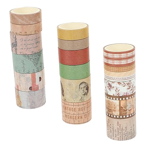 DIYEAH 20 Stück Retro-Taschenband Diy-Handbuch-Bänder Abdeckband farbig Klebeband selbstklebend einzigartige geschenkideen Retro Washi Tape Washi-Aufkleber DIY-Bänder Japanisches Papier DIYEAH 20 Stück Retro-Taschenband Diy-Handbuch-Bänder Abdeckband farbig Klebeband selbstklebend einzigartige geschenkideen Retro Washi Tape Washi-Aufkleber DIY-Bänder Japanisches Papier von DIYEAH