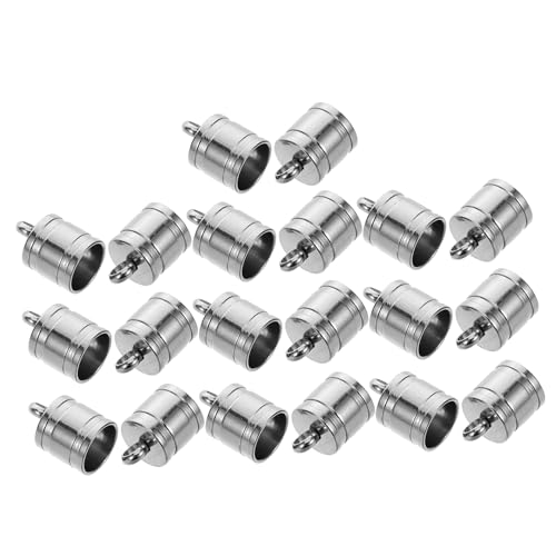 DIYEAH 20 Stück Robuste Kordelenden für Armbänder und Diy Schmuckzubehör für Kreative Projekte Hautfreundlich und Langlebig DIYEAH 20 Stück Robuste Kordelenden für Armbänder und Diy Schmuckzubehör für Kreative Projekte Hautfreundlich und Langlebig von DIYEAH