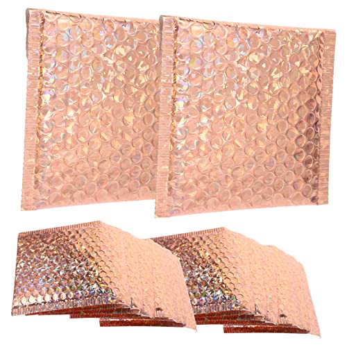 DIYEAH 20 Stück Schaumstoffbeutel Taschen Kleine Verpackung Große Mailer Extra Großes Mailing Gepolsterte Mailer Versandumschlag Versandtasche Porto Rose Gold Farbige Pet-aluminiumfolie DIYEAH 20 Stück Schaumstoffbeutel Taschen Kleine Verpackung Große Mailer Extra Großes Mailing Gepolsterte Mailer Versandumschlag Versandtasche Porto Rose Gold Farbige Pet-aluminiumfolie von DIYEAH