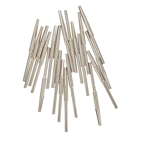 DIYEAH 20 Stück Schleifstange Schleifen Schleifpapier-Klemmstange Schleifpapierhalter Werkzeug Schleifpapierhalterclip Schleifpapier Klemmstange Schleifpapier-Clip-Stab Eisen Silber von DIYEAH