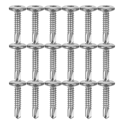 DIYEAH 20 Stück Schrauben Selbstbohrende Schrauben für Metallzäune Hochwertige und Langlebige Befestigungselemente für Außenanwendungen für Kleine bis Mittlere Projekte DIYEAH 20 Stück Schrauben Selbstbohrende Schrauben für Metallzäune Hochwertige und Langlebige Befestigungselemente für Außenanwendungen für Kleine bis Mittlere Projekte von DIYEAH