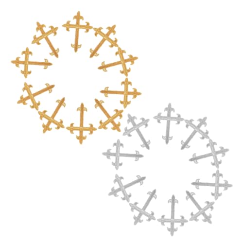 DIYEAH 20 Stück Teiliges Bestickte Kreuz-aufnäher zum Aufbügeln mit Glitzereffekt Waschbeständig für Kleidung Jacken Rucksäcke Vielseitig Baumwolle Leinen Denim DIY Textildekoration DIYEAH 20 Stück Teiliges Bestickte Kreuz-aufnäher zum Aufbügeln mit Glitzereffekt Waschbeständig für Kleidung Jacken Rucksäcke Vielseitig Baumwolle Leinen Denim DIY Textildekoration von DIYEAH