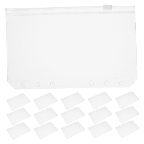 DIYEAH 20 Stück Teiliges Binder Inserts Wiederverwendbare Transparente Reißverschlusstaschen Sichere Aufbewahrung für Budget Tickets Karten Passend für Ringbuch ordner Langlebige DIYEAH 20 Stück Teiliges Binder Inserts Wiederverwendbare Transparente Reißverschlusstaschen Sichere Aufbewahrung für Budget Tickets Karten Passend für Ringbuch ordner Langlebige von DIYEAH