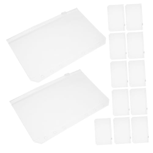 DIYEAH 20 Stück Teiliges Binder-einsatz Transparent mit Reißverschluss Vielseitige Aufbewahrungstaschen für Bargeldumschläge Loseblatt-ordner Namenskarten für Büro Reise und Alltag DIYEAH 20 Stück Teiliges Binder-einsatz Transparent mit Reißverschluss Vielseitige Aufbewahrungstaschen für Bargeldumschläge Loseblatt-ordner Namenskarten für Büro Reise und Alltag von DIYEAH