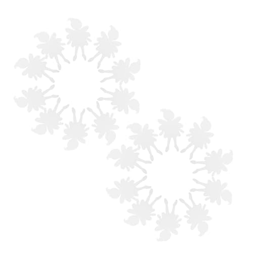 DIYEAH 20 Stück Teiliges Fairy Papierfiguren Blank Cutouts Unfertige Bemalbare Pappfigur Formen für DIY Bastelprojekte Kunstunterricht Partydeko und Kreative Freizeitgestaltung von DIYEAH