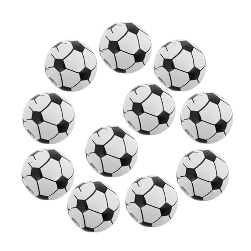 DIYEAH 20 Stück Teiliges Fußball Holzperlen für Diy Schmuckherstellung Sichere Holzkugeln für Armbänder Halsketten Schlüsselanhänger Kreative Bastelaccessoires Handliche DIYEAH 20 Stück Teiliges Fußball Holzperlen für Diy Schmuckherstellung Sichere Holzkugeln für Armbänder Halsketten Schlüsselanhänger Kreative Bastelaccessoires Handliche von DIYEAH