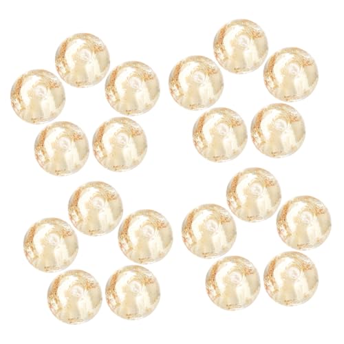 DIYEAH 20 Stück Teiliges Glasperlen in Langlebige Spacer Beads Auffädeln für DIY Schmuckherstellung Armband Perlen Lose Perlen für Kreative Bastelarbeiten von DIYEAH