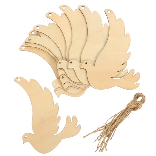 DIYEAH 20 Stück Teiliges Holz Vogel Anhänger mit Natürliche Holzscheiben für DIY Bastelarbeiten Bemalbar Hängende Holzdeko für Party Hochzeit und Wohnraumgestaltung DIYEAH 20 Stück Teiliges Holz Vogel Anhänger mit Natürliche Holzscheiben für DIY Bastelarbeiten Bemalbar Hängende Holzdeko für Party Hochzeit und Wohnraumgestaltung von DIYEAH