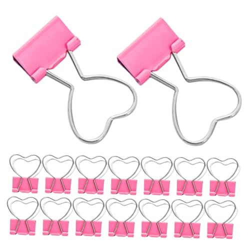 DIYEAH 20 Stück Teiliges Kleine Büroklammern in Rosa mit Herzform Langlebige Metall-binder Clips für Aktenorganisation Stilvolle Papierklemmen für Schule Büro und Zuhause DIYEAH 20 Stück Teiliges Kleine Büroklammern in Rosa mit Herzform Langlebige Metall-binder Clips für Aktenorganisation Stilvolle Papierklemmen für Schule Büro und Zuhause von DIYEAH