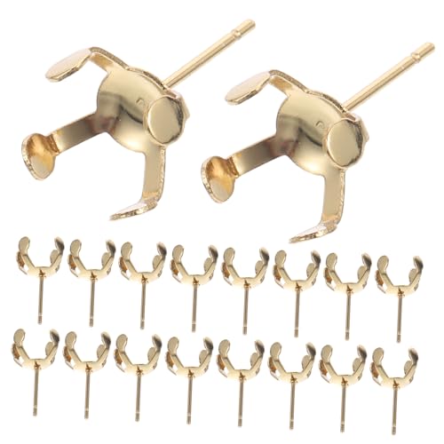 DIYEAH 20 Stück Teiliges Kleine Ohrstecker Goldfarbene Perlen Klaue für Diy Schmuckherstellung Leichte Ohrringrohlinge für Ohrstecker Einfach zu Verarbeiten Langlebig DIYEAH 20 Stück Teiliges Kleine Ohrstecker Goldfarbene Perlen Klaue für Diy Schmuckherstellung Leichte Ohrringrohlinge für Ohrstecker Einfach zu Verarbeiten Langlebig von DIYEAH