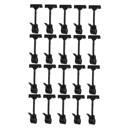 DIYEAH 20 Stück Teiliges Kunststoff Preisschildhalter mit Drehbarem T-förmigem Clip für Stabile Warenpräsentation Vielseitiger Schildhalter für Supermarktregale und Ladendisplays DIYEAH 20 Stück Teiliges Kunststoff Preisschildhalter mit Drehbarem T-förmigem Clip für Stabile Warenpräsentation Vielseitiger Schildhalter für Supermarktregale und Ladendisplays von DIYEAH
