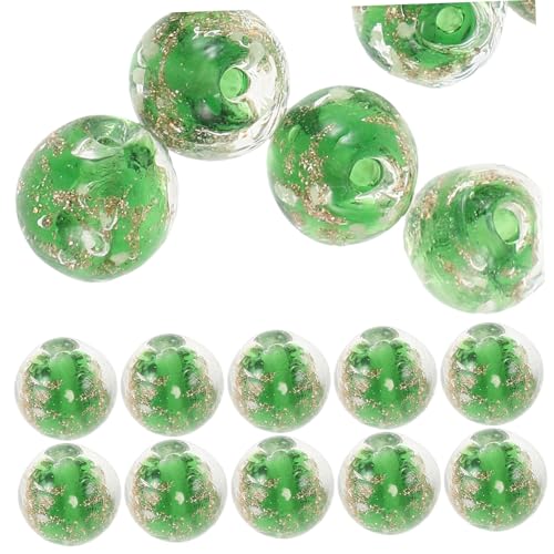 DIYEAH 20 Stück Teiliges Leuchtende Glasperlen Grün DIY Schmuckperlen mit Glatter Oberfläche Langlebige Kristallperlen zum Auffädeln für Armbänder Halsketten Schlüsselanhänger und DIY DIYEAH 20 Stück Teiliges Leuchtende Glasperlen Grün DIY Schmuckperlen mit Glatter Oberfläche Langlebige Kristallperlen zum Auffädeln für Armbänder Halsketten Schlüsselanhänger und DIY von DIYEAH