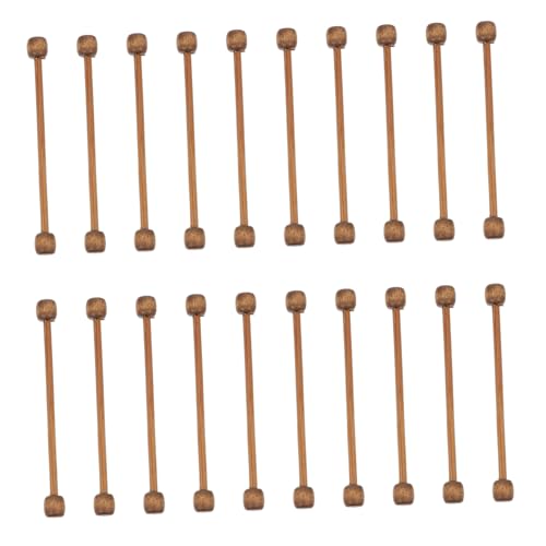 DIYEAH 20 Stück Teiliges Mini Wandteppich Hängestangen aus Leichtem Holz Praktische DIY Bastelstäbchen für Wanddekoration zum Stricken Kleiner Wandbehänge und Holzdeko Kompakt und DIYEAH 20 Stück Teiliges Mini Wandteppich Hängestangen aus Leichtem Holz Praktische DIY Bastelstäbchen für Wanddekoration zum Stricken Kleiner Wandbehänge und Holzdeko Kompakt und von DIYEAH