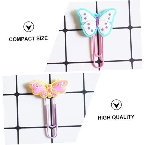 DIYEAH 20 Stück Teiliges Set Pvc butterfly lesezeichen Clips Niedliche Cartoon Schmetterlinge Wiederverwendbare Seitenmarker Praktische Büroklammern für Bücher Notizen Dokumente für DIYEAH 20 Stück Teiliges Set Pvc butterfly lesezeichen Clips Niedliche Cartoon Schmetterlinge Wiederverwendbare Seitenmarker Praktische Büroklammern für Bücher Notizen Dokumente für von DIYEAH