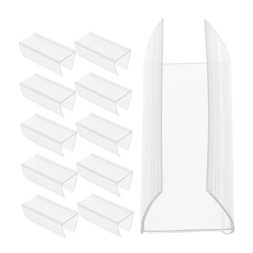 DIYEAH 20 Stück Teiliges Transparente Etikettenhalter aus Robustem Holz Stabile Preisschildhalter für Regalbretter Wiederverwendbar und Einfach zu Montieren für Supermarkt Geschäft und DIYEAH 20 Stück Teiliges Transparente Etikettenhalter aus Robustem Holz Stabile Preisschildhalter für Regalbretter Wiederverwendbar und Einfach zu Montieren für Supermarkt Geschäft und von DIYEAH