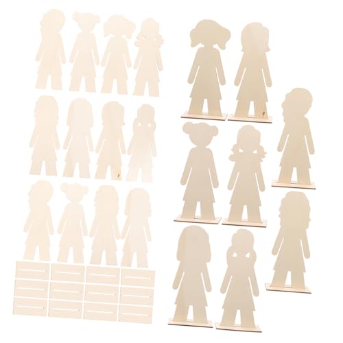DIYEAH 20 Stück Unbehandelte Holzformen für Bastelbedarf Naturholz zum Malen und Dekorieren Diy Holzfiguren für Kreative Projekte DIYEAH 20 Stück Unbehandelte Holzformen für Bastelbedarf Naturholz zum Malen und Dekorieren Diy Holzfiguren für Kreative Projekte von DIYEAH