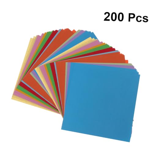 DIYEAH 200 Blatt Double Sided Origami Papier Farben Buntes Faltpapier für DIY Bastelprojekte Farbige Quadratische Umweltfreundlich DIYEAH 200 Blatt Double Sided Origami Papier Farben Buntes Faltpapier für DIY Bastelprojekte Farbige Quadratische Umweltfreundlich von DIYEAH