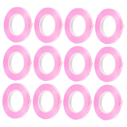 DIYEAH 200 Rollen Party-Dekorationsband Ballonbandstreifen Geschenkband breit Band zum Verpacken Alles Gute zum Geburtstag Band Paketband Ribbon Design Geburtstagdekorationen Plastik Rosa von DIYEAH