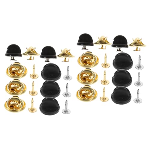DIYEAH 200 Sets Sporen Schmetterlings Hutnadel Verschlüsse Etiketten Aufkleber Boutonniere Schrauben Organizer Reißnägel Zubehör Verriegelungsstifte Vorratskammer Perlen von DIYEAH