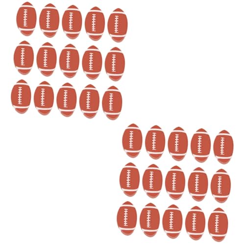 DIYEAH 200 Stck. Rugby Radiergummis aus Langlebigem Tpr Material Multifunktionale Schul und Zeichenutensilien Helle Farben Praktische und Dekorative Schreibwaren für Künstler von DIYEAH