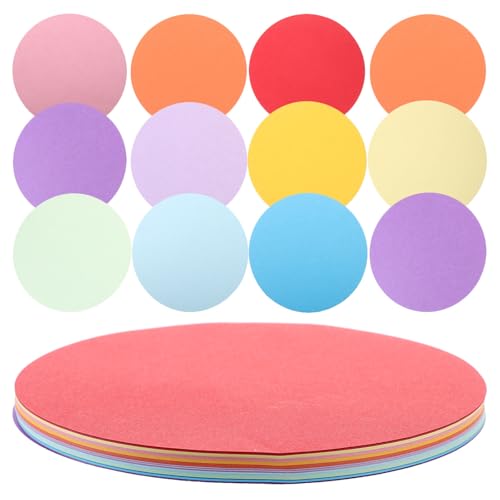 DIYEAH 200 Stück Bastelpapierkreise, 10 Farben, 9,5 cm – farbiges Bastelpapier für Kinder, Kunst und Handwerk, Schulbastelbedarf DIYEAH 200 Stück Bastelpapierkreise, 10 Farben, 9,5 cm – farbiges Bastelpapier für Kinder, Kunst und Handwerk, Schulbastelbedarf von DIYEAH