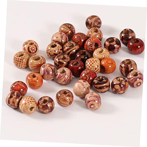 DIYEAH 200 Stück Bunte Holzperlen mit Großem Loch Rund Bemalt Natürliche DIY Schmuckperlen für Bastelset Kreative Zubehör für Armband Halskette Herstellung Vielseitige Dekoration DIYEAH 200 Stück Bunte Holzperlen mit Großem Loch Rund Bemalt Natürliche DIY Schmuckperlen für Bastelset Kreative Zubehör für Armband Halskette Herstellung Vielseitige Dekoration von DIYEAH