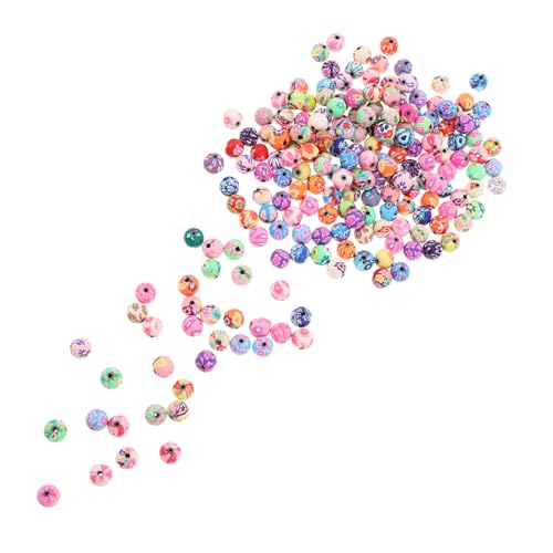 DIYEAH 200 Stück Bunte Polymer Clay Spacer Perlen Rund Handgefertigt für Schmuckherstellung DIY Armbänder Halsketten Bastelprojekte Zubehör DIYEAH 200 Stück Bunte Polymer Clay Spacer Perlen Rund Handgefertigt für Schmuckherstellung DIY Armbänder Halsketten Bastelprojekte Zubehör von DIYEAH