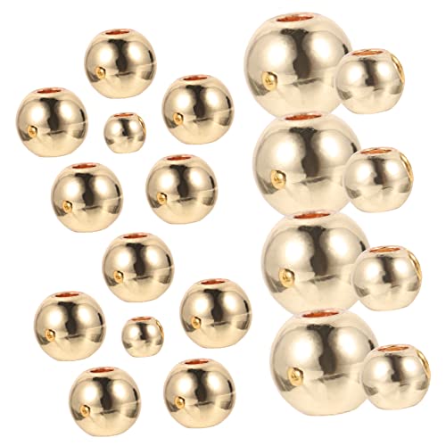 DIYEAH 200 Stück DIY Kupfer Spacer Perlen für Schmuckherstellung und Metallperlen für Armbänder Langlebige Bastelperlen für Kreative Projekte DIYEAH 200 Stück DIY Kupfer Spacer Perlen für Schmuckherstellung und Metallperlen für Armbänder Langlebige Bastelperlen für Kreative Projekte von DIYEAH