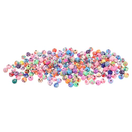 DIYEAH 200 Stück Dekorative Polymer Clay Perlen mit Blumen-design Lose Abstandshalter für DIY Armbänder Halsketten Schmuckherstellung Zubehör DIYEAH 200 Stück Dekorative Polymer Clay Perlen mit Blumen-design Lose Abstandshalter für DIY Armbänder Halsketten Schmuckherstellung Zubehör von DIYEAH