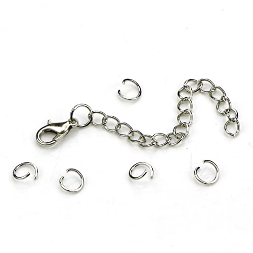 DIYEAH 200 Stück Diy Öffnung Verbindungsringe für Schmuckzubehör für Armbänder Schlüsselanhänger und Bastelprojekte Langlebig und Vielseitig Einsetzbar von DIYEAH