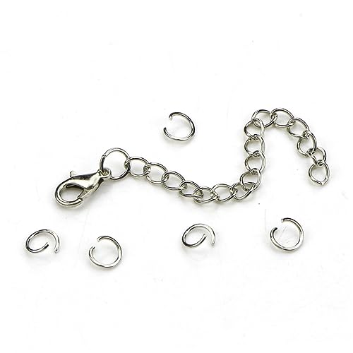 DIYEAH 200 Stück Diy Öffnung Verbindungsringe für Schmuckzubehör für Armbänder Schlüsselanhänger und Bastelprojekte Langlebig und Vielseitig Einsetzbar von DIYEAH