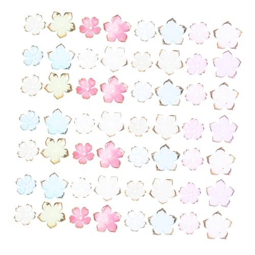 DIYEAH 200 Stück Endkappen Acryl Blütenperlen mit Farbverlauf Spacer Charms für DIY Schmuckherstellung Geeignet für Armbänder Halsketten Ohrringe und Haaraccessoires DIYEAH 200 Stück Endkappen Acryl Blütenperlen mit Farbverlauf Spacer Charms für DIY Schmuckherstellung Geeignet für Armbänder Halsketten Ohrringe und Haaraccessoires von DIYEAH