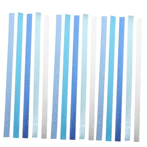 DIYEAH 200 Stück Glitzer Origami Papier für DIY Handwerk Material für Faltprojekte Geeignet für Origami Sterne Bastelideen und Kreative Kunstprojekte Farben Blauverlauf DIYEAH 200 Stück Glitzer Origami Papier für DIY Handwerk Material für Faltprojekte Geeignet für Origami Sterne Bastelideen und Kreative Kunstprojekte Farben Blauverlauf von DIYEAH