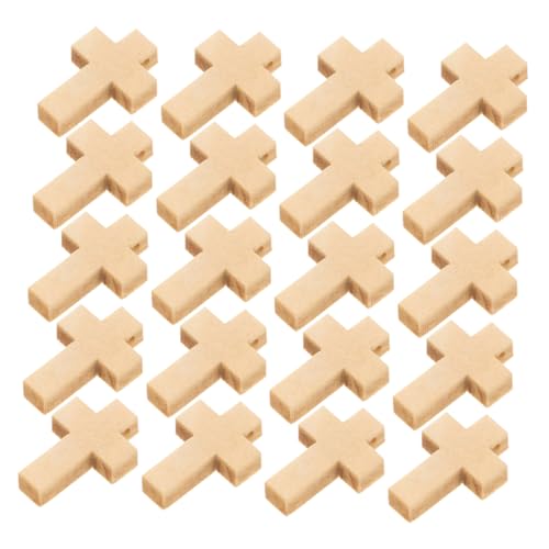 DIYEAH 200 Stück Holz Kreuz Anhänger Unlackierte Mini Holz Kreuz Pendants für Schmuckherstellung Armbänder und Diy Bastelprojekte DIYEAH 200 Stück Holz Kreuz Anhänger Unlackierte Mini Holz Kreuz Pendants für Schmuckherstellung Armbänder und Diy Bastelprojekte von DIYEAH