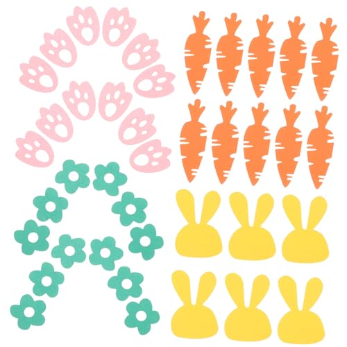 DIYEAH 200 Stück Konfetti-Ballon-Set Osterverzierung Ostern Konfetti Karottenkonfetti Konfetti-Ornament Konfetti Hochzeitskonfetti Tischkonfetti Konfetti-Geburtstagsparty PVC von DIYEAH