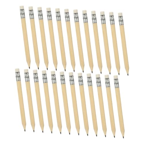 DIYEAH 200 Stück Mini Golfbleistifte mit Radiergummi Kurze Holzbleistifte Vorgefertigt für Golfkarten für Outdoor Aktivitäten und Klassenzimmerbedarf von DIYEAH