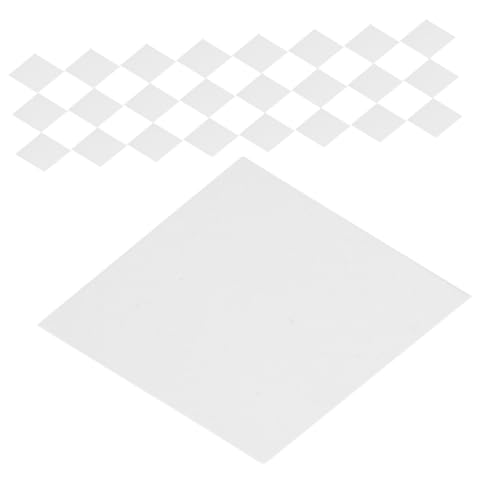 DIYEAH 200 Stück Patchwork-Werkzeuge Handwerks Vorlagen Quilt-Schablonen aus Papier Patchwork-Papierzusammensetzen Patchwork-Papiervorlagen Quiltvorlagen aus Papier DIY quiltzubehör Weiß von DIYEAH