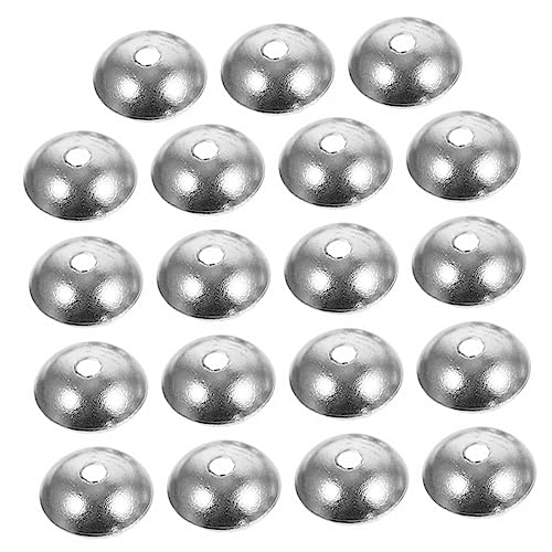 DIYEAH 200 Stück Perlenkappen Halbrunde Spacer Bead Caps für DIY Schmuckzubehör für Armbänder und Bastelprojekte von DIYEAH