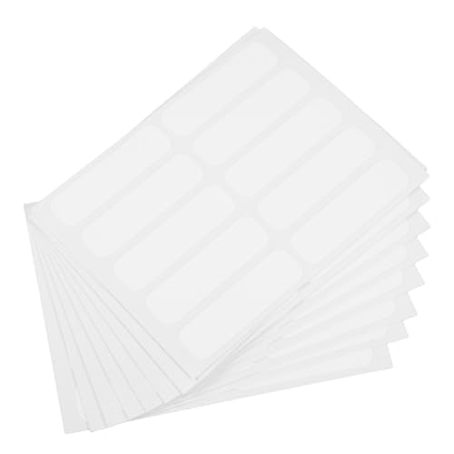 DIYEAH 200 Stück Stoffetikettenaufkleber Etiketten Für Kita-bekleidung Namensetiketten-tags Kleidungsetiketten Beschreibbare Aufkleber Etiketten Leere Namensschilder Kleideretikett Weiß DIYEAH 200 Stück Stoffetikettenaufkleber Etiketten Für Kita-bekleidung Namensetiketten-tags Kleidungsetiketten Beschreibbare Aufkleber Etiketten Leere Namensschilder Kleideretikett Weiß von DIYEAH