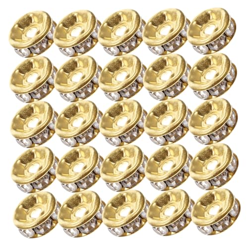 DIYEAH 200 Stück Strass Spacer Perlen mit Großem Runde DIY Schmuckperlen Langlebig Glänzend Anfängerfreundlich für Armbänder Ohrringe Halsketten und Bastelprojekte DIYEAH 200 Stück Strass Spacer Perlen mit Großem Runde DIY Schmuckperlen Langlebig Glänzend Anfängerfreundlich für Armbänder Ohrringe Halsketten und Bastelprojekte von DIYEAH